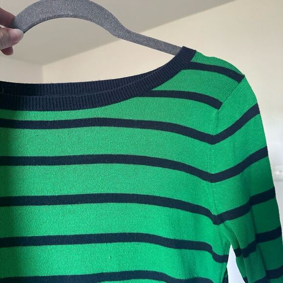 Old Navy Quarter Sleeve Striped Sweater size Small - Picture 2 of 4